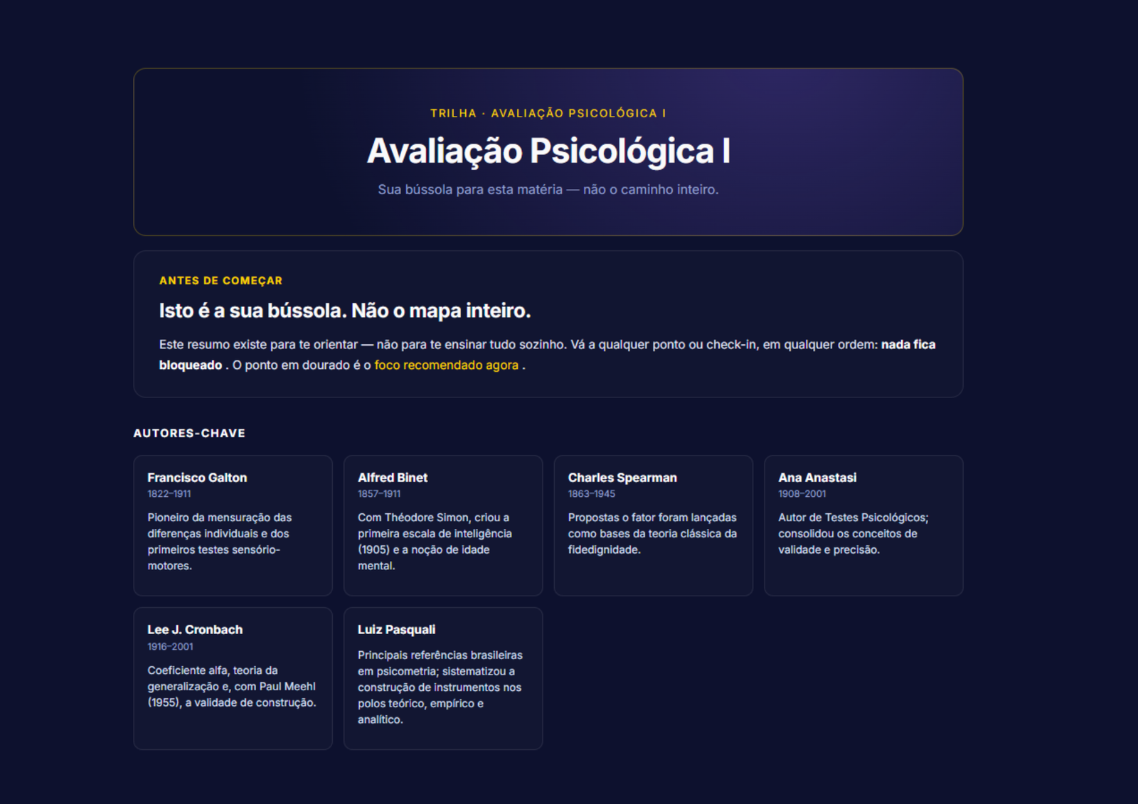 RoadmapPSI - Resumos